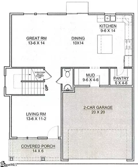 Floorplan - 88 Wilson St, Greer, SC 29651 photo 1 of 2