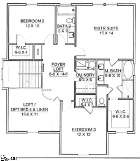 Floorplan - 88 Wilson St, Greer, SC 29651 photo 2 of 2