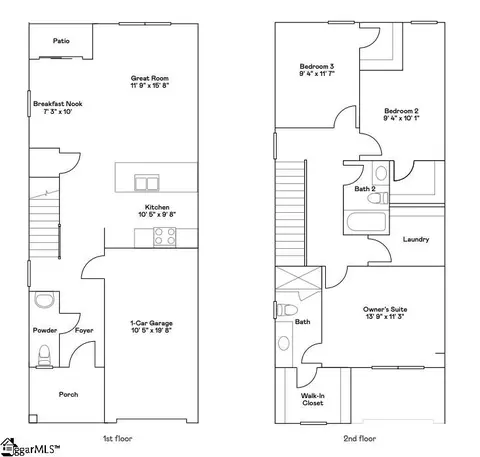 Floorplan - 1370 Cattleman Acres Dr, Inman, SC 29349 photo 1 of 1