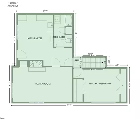 Floorplan - 201 Augusta St, Easley, SC 29640 photo 2 of 2