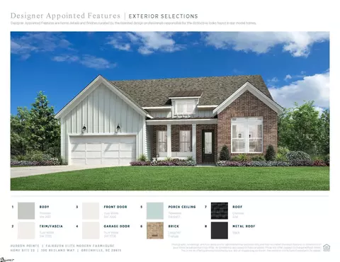 100 Redland Way #LOT 23 FAIRBURN ELITE MODERN FA, Greenville, SC 29615
