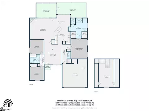 Floorplan - 110 Hickory Run Dr, Easley, SC 29642 photo 1 of 1