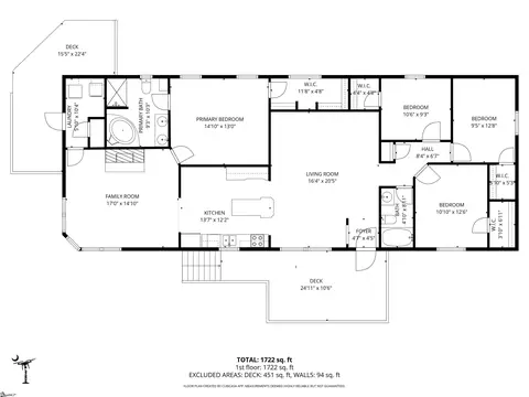 Floorplan - 90 E Stagecoach Rd, Cross Hill, SC 29332 photo 1 of 1
