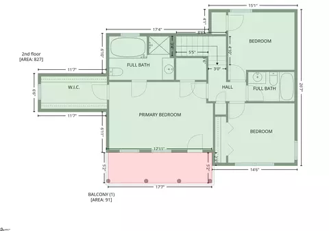 Floorplan - 178 Rock Moss Dr, Williamston, SC 29697 photo 4 of 4