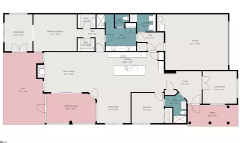 Floorplan - 604 Elexa Ct, Greer, SC 29650 photo 1 of 1