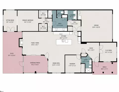Floorplan - 604 Elexa Ct, Greer, SC 29650 photo 1 of 1