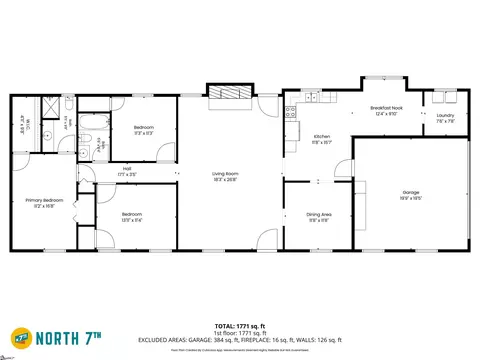 Floorplan - 511 Clarendon Dr, Easley, SC 29642 photo 1 of 1