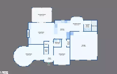 Floorplan - 805 E Silverleaf St, Greer, SC 29650 photo 1 of 2