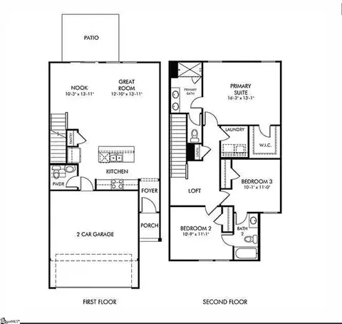 Floorplan - 109 Ted Dr, Mauldin, SC 29662 photo 1 of 1