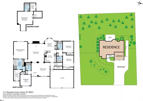 Floorplan - 111 Elevation Ct, Greer, SC 29651 photo 2 of 2