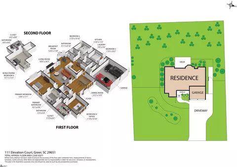 Floorplan - 111 Elevation Ct, Greer, SC 29651 photo 1 of 2