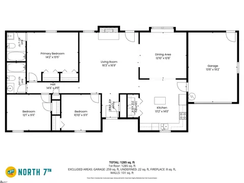Floorplan - 314 E Celestial Dr, Greer, SC 29651 photo 1 of 1