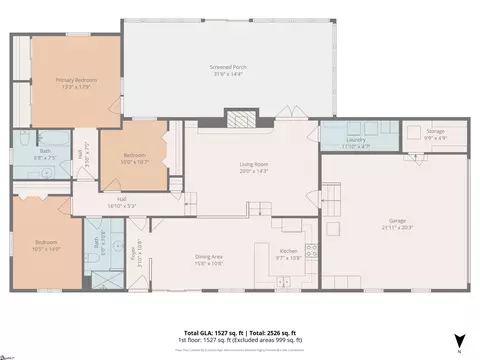 Floorplan - 136 Bagwell St, Easley, SC 29640 photo 1 of 1