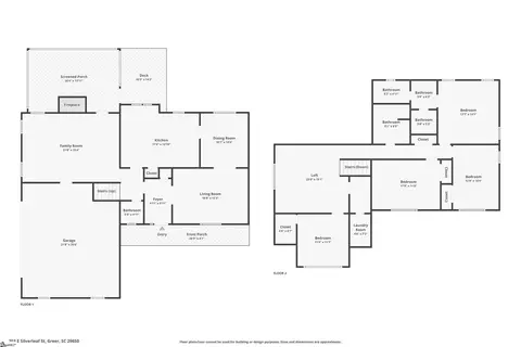 Floorplan - 703 E Silverleaf St, Greer, SC 29650 photo 1 of 1