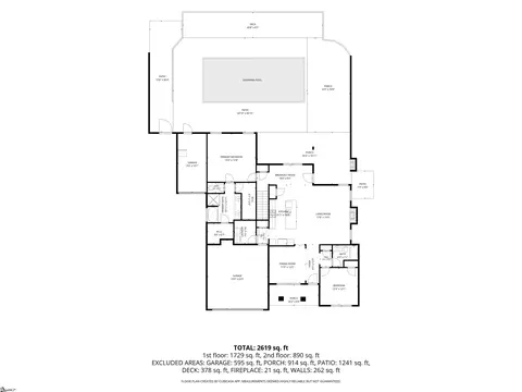 Floorplan - 6 Pine Knott Dr, Pelzer, SC 29669 photo 3 of 3