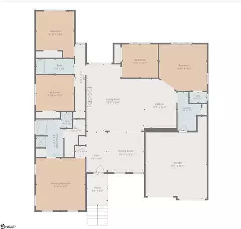 Floorplan - 00 Taylor Rd, Honea Path, SC 29654 photo 1 of 1