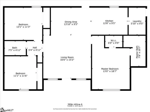 Floorplan - 124 E King Rd, Greer, SC 29651 photo 1 of 1