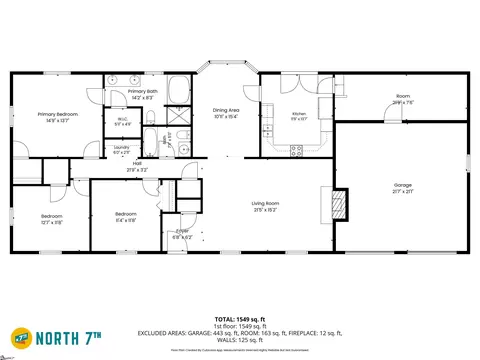 Floorplan - 109 Georges Knl, Easley, SC 29640 photo 1 of 1