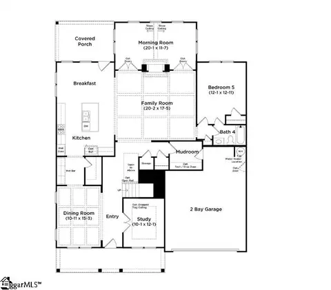 Floorplan - 1022 Devenger Rd, Greer, SC 29650 photo 1 of 2
