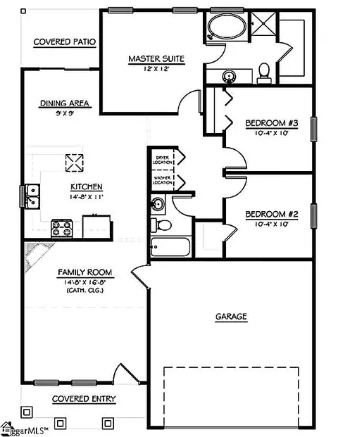Floorplan - 122 River Trace Loop, Simpsonville, SC 29680 photo 1 of 1