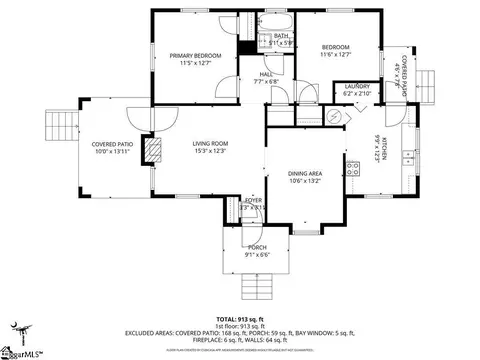 Floorplan - 7604 252 Hwy, Honea Path, SC 29654 photo 2 of 2
