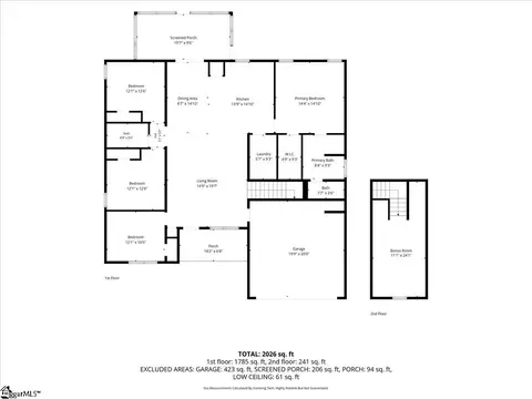 Floorplan - 155 Stephens Rd, Pickens, SC 29671 photo 1 of 1