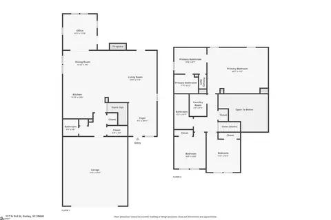 Floorplan - 107 N 3rd St, Easley, SC 29640 photo 1 of 1