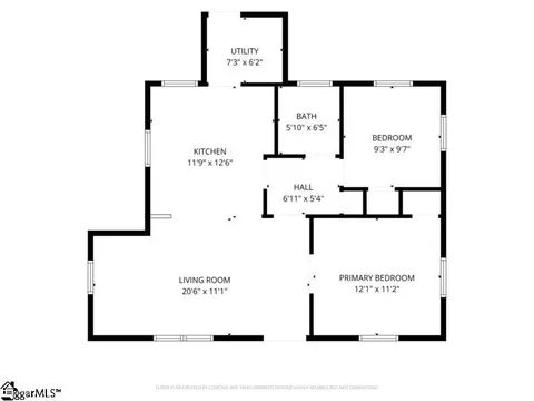 Floorplan - 105 E Bearden St, Greer, SC 29651 photo 1 of 1