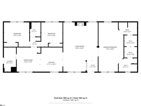 Floorplan - 778 Belle Shoals Rd, Pickens, SC 29671 photo 1 of 2
