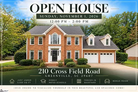 210 Cross Field Rd, Greenville, SC 29607