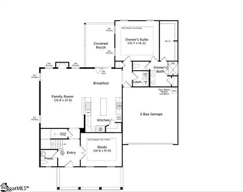 Floorplan - 174 Fox Pond Dr, Seneca, SC 29678 photo 1 of 2
