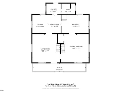 Floorplan - 586 Hickory Dr, Startex, SC 29377 photo 1 of 1