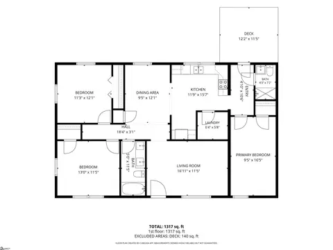 Floorplan - 7 Beaverdam Rd, Williamston, SC 29697 photo 1 of 1