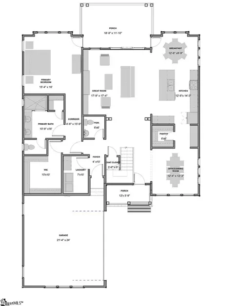Floorplan - 209 Helen Ave, Pendleton, SC 29670 photo 1 of 3
