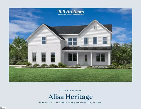 215 Dapple Ln #LOT 7 ALISA HERITAGE, Simpsonville, SC 29681