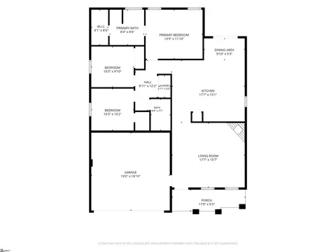 Floorplan - 541 Chantry Ln, Moore, SC 29369 photo 1 of 1