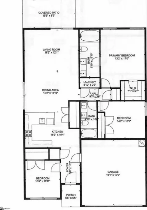 Floorplan - 110 N 6th St, Easley, SC 29640 photo 1 of 1