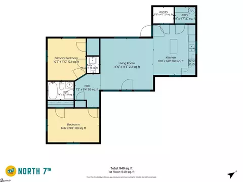 Floorplan - 3545 Erwin Mill Rd, Honea Path, SC 29654 photo 1 of 1