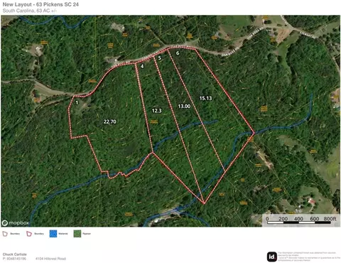 lot6 Dan Ross Rd, Six Mile, SC 29682