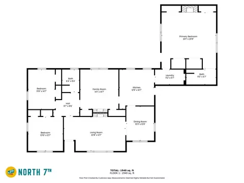 Floorplan - 1611 E Calhoun St, Anderson, SC 29621 photo 1 of 1