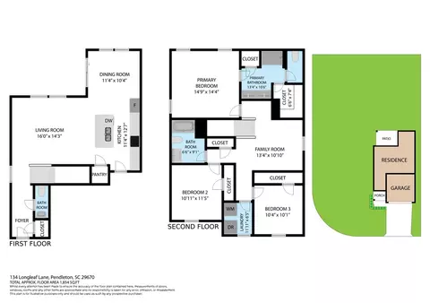 Floorplan - 134 Longleaf Ln, Pendleton, SC 29670 photo 2 of 2