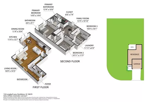 Floorplan - 134 Longleaf Ln, Pendleton, SC 29670 photo 1 of 2