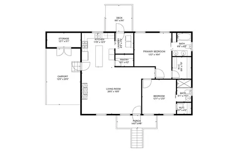 Floorplan - 2 Mckay Rd, Honea Path, SC 29654 photo 1 of 1