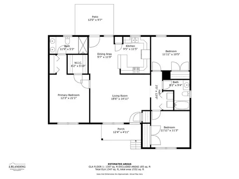Floorplan - 600 Brook St, Honea Path, SC 29654 photo 1 of 1