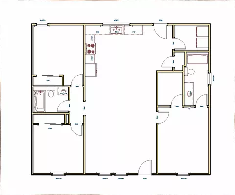 Floorplan - 190 Jefferson Pl, Walhalla, SC 29691 photo 1 of 1