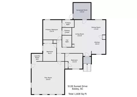 Floorplan - 5120 Sunset Rdg, Easley, SC 29642 photo 1 of 1