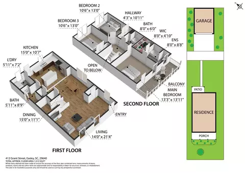 Floorplan - 412 Grant St, Easley, SC 29640 photo 1 of 1