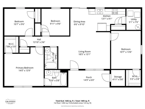 Floorplan - 851 Louie Ln, Seneca, SC 29678 photo 1 of 1