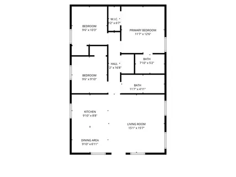 Floorplan - 426 E Sheffield Dr, Westminster, SC 29693 photo 1 of 2