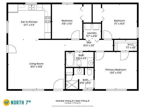 Floorplan - 307 Grant St, Easley, SC 29640 photo 1 of 1